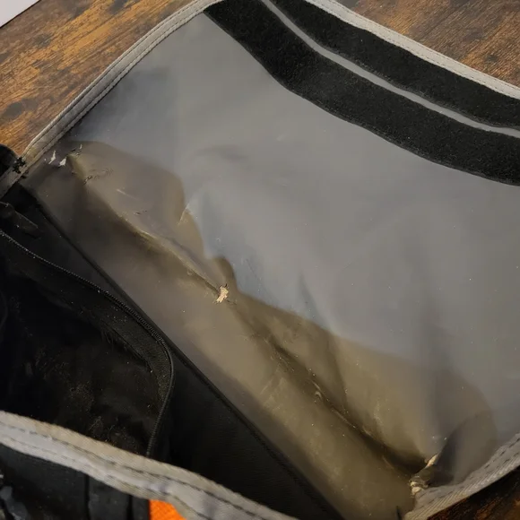 Timbuk2 Multicolor Canvas Messenger Bag - Blue/Gray/Orange - Picture 2 of 11